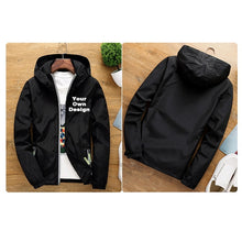 Load image into Gallery viewer, 2019 S-6XL Your OWN Design Brand Logo/Picture White Custom Men and women jackets Plus Size Jacket Men Clothing Outdoor SA-8