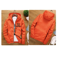 Load image into Gallery viewer, 2019 S-6XL Your OWN Design Brand Logo/Picture White Custom Men and women jackets Plus Size Jacket Men Clothing Outdoor SA-8