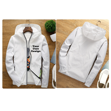 Load image into Gallery viewer, 2019 S-6XL Your OWN Design Brand Logo/Picture White Custom Men and women jackets Plus Size Jacket Men Clothing Outdoor SA-8