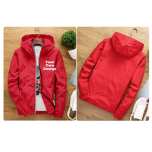 Load image into Gallery viewer, 2019 S-6XL Your OWN Design Brand Logo/Picture White Custom Men and women jackets Plus Size Jacket Men Clothing Outdoor SA-8