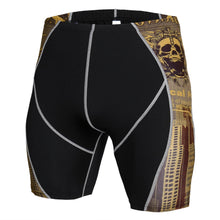 Load image into Gallery viewer, Newest Summer Compression Shorts Fitness Shorts Men MMA Bermuda Skull Thermal Sportswear Shorts Rashguard Bodybuilding Tights
