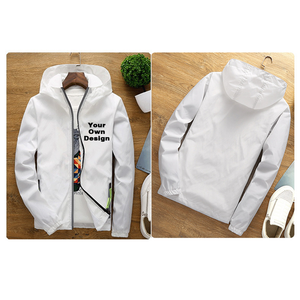 2019 S-6XL Your OWN Design Brand Logo/Picture White Custom Men and women jackets Plus Size Jacket Men Clothing Outdoor SA-8