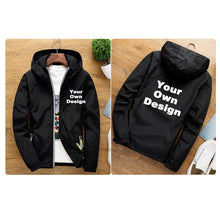 Load image into Gallery viewer, 2019 S-6XL Your OWN Design Brand Logo/Picture White Custom Men and women jackets Plus Size Jacket Men Clothing Outdoor SA-8
