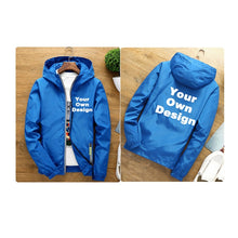 Load image into Gallery viewer, 2019 S-6XL Your OWN Design Brand Logo/Picture White Custom Men and women jackets Plus Size Jacket Men Clothing Outdoor SA-8
