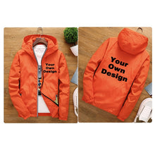 Load image into Gallery viewer, 2019 S-6XL Your OWN Design Brand Logo/Picture White Custom Men and women jackets Plus Size Jacket Men Clothing Outdoor SA-8
