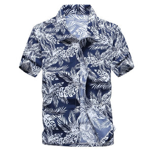 US New Hawaiian Shirt Mens Flower Beach Aloha Party Casual Holiday Short Sleeve