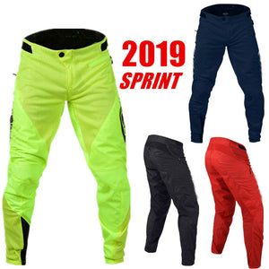 2019 Sprint Motorcyle Downhill Pants MTB Polyester MX DH Pants ATV XC BMX Off Road Motocross Riding Pants size 30-38