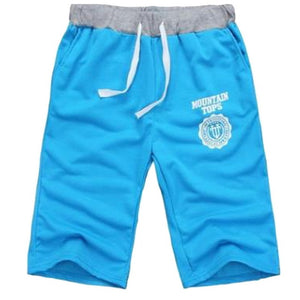Elastic Waist Fit Shorts 2019 Mens Summer Workout Shorts Solid Loose Casual Shorts Masculina Plus Size 3XL High Quality