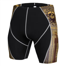 Load image into Gallery viewer, Newest Summer Compression Shorts Fitness Shorts Men MMA Bermuda Skull Thermal Sportswear Shorts Rashguard Bodybuilding Tights
