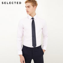 Load image into Gallery viewer, SELECTED Cotton-blend V-neck business long-sleeved shirt |418105543
