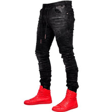 Load image into Gallery viewer, 2019 Men Stylish Ripped Jeans Pants Biker Skinny Slim Straight Frayed Denim Trousers New Fashion skinny jeans men Clothes
