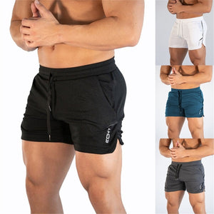 2019 Men Fitness Bodybuilding Shorts Man Summer Gyms Workout Male Breathable Mesh Quick Dry Sportswear Jogger Beach Short Pants