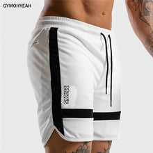 Load image into Gallery viewer, NEW Fitness Sweatpants Shorts Man Summer Gyms Workout Male Breathable Mesh Quick dry Sportswear Jogger Beach Brand Short Pants
